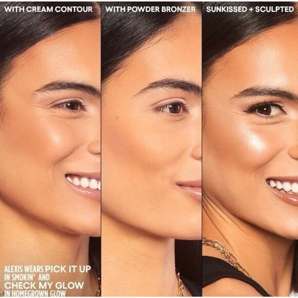 GXVE Pick It Up Smokin’ Cream Contour & Powder Bronzer Duo. 0.20Oz/6g. NIB! - Picture 3 of 9